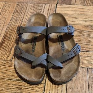 mocha Mayari Birkenstocks size 37 medium/narrow
